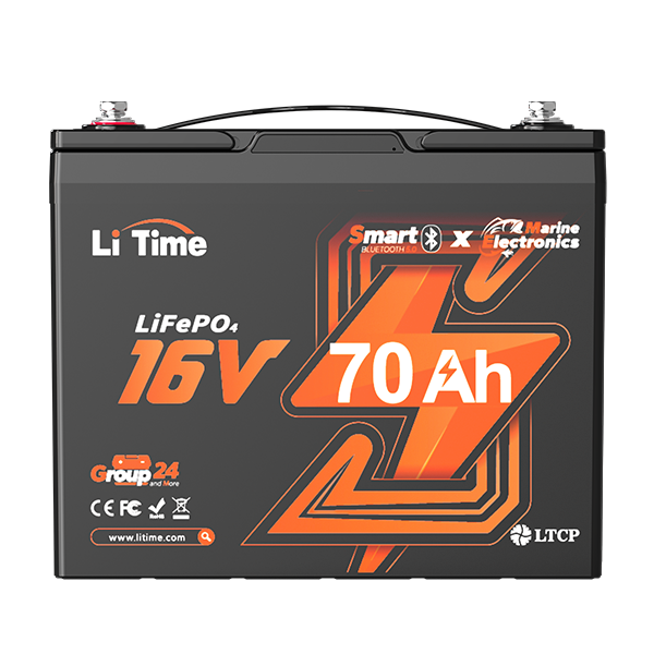 LiTime 16V 70Ah fish finder battery