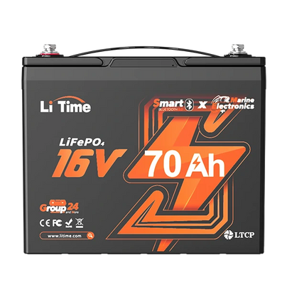 LiTime 16V 70Ah fish finder battery
