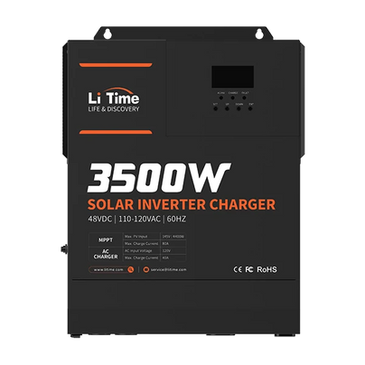 the surface of litime 3500w 48v solar inverter charger