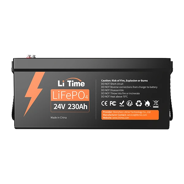 litime 24v 230ah lifepo4 lithium deep cycle battery