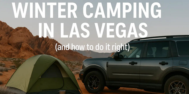 Winter Camping in Las Vegas banner
