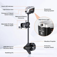 LiTime Argoseeker A1 24V700W/2HP Electric Outboard Motor