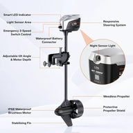 LiTime Argoseeker A2 48V2000W/5HP Electric Outboard Motor