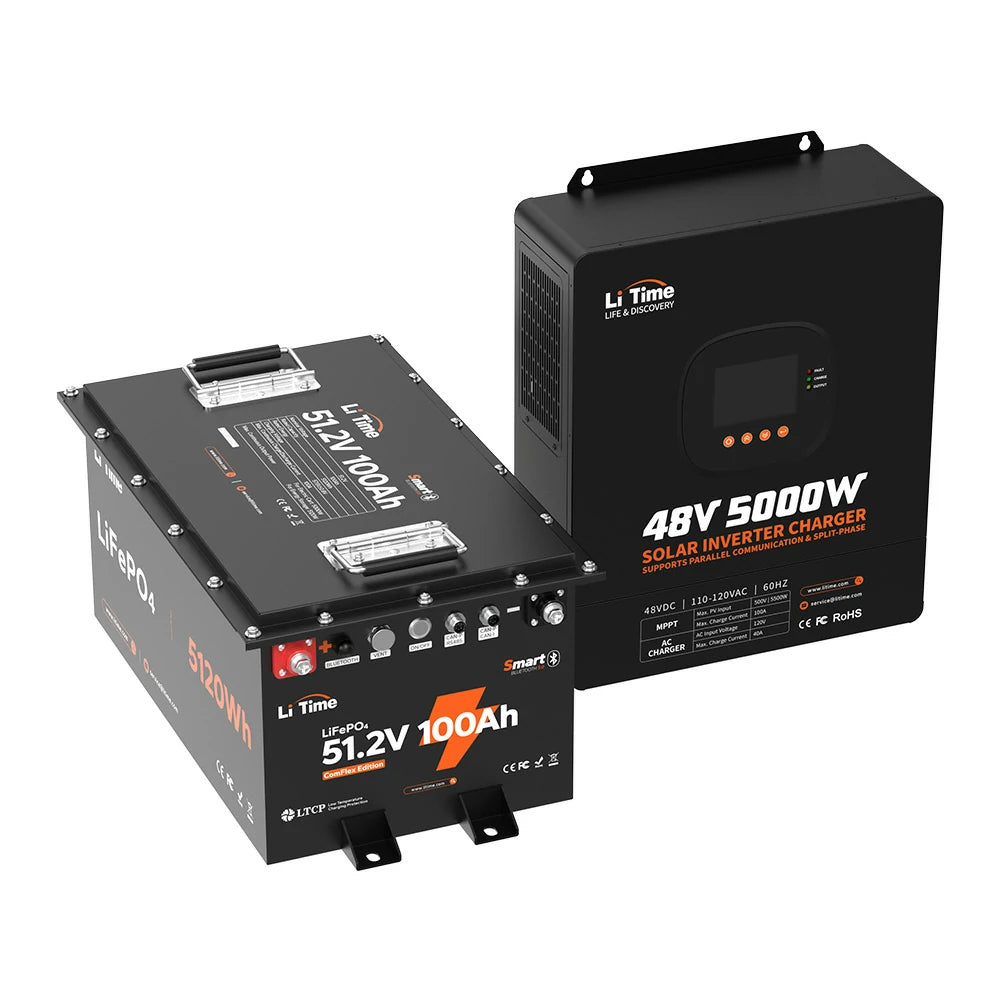 LiTime 48V 100Ah Victron-Ready Marine LiFePO4 Battery