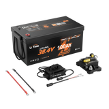 LiTime 36V 100Ah  Lithium Battery for Trolling Motors & Electric Outboard Motors with Bluetooth