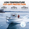 LiTime low-temp protection feature of litime 12v 100ah lithium outboard trolling motor battery plus