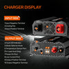 input side and output side appearance of LiTime 40A dc to dc charger