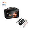 LiTime 12V 165Ah group 31 Bluetooth Lithium Battery with 12V 40A charger