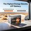 size comparison of the LiTime 12V 320Ah mini battery,  31% smaller than competitors