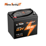 surface of LiTime 12V 20Ah 800 CCA marine starting lithium battery