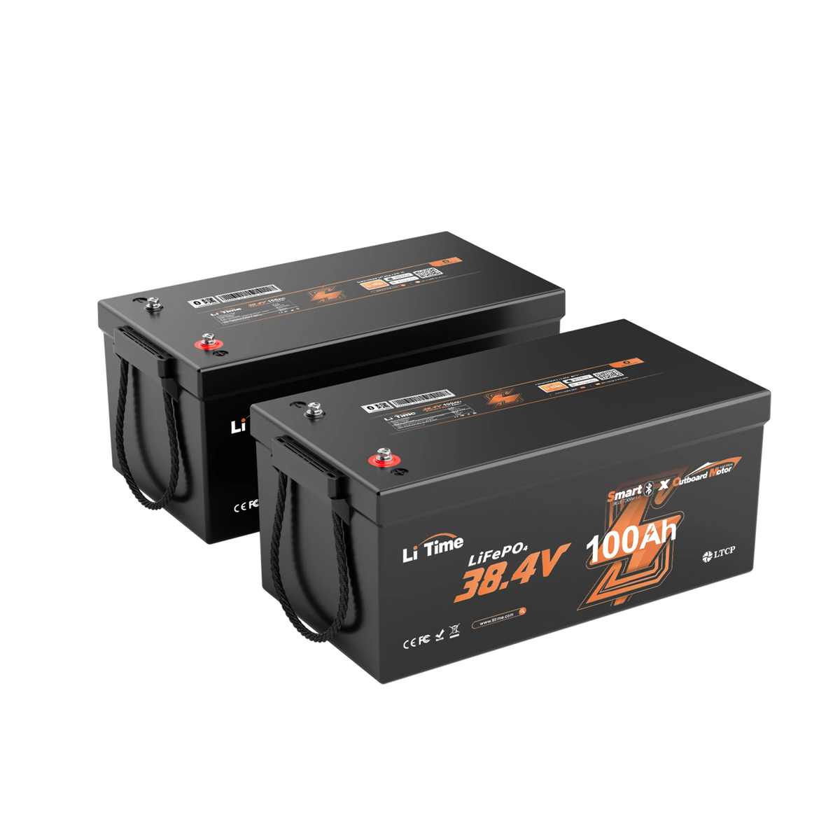 LiTime 36V 100Ah  Lithium Battery for Trolling Motors & Electric Outboard Motors with Bluetooth