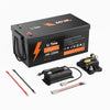 LiTime 24V 230Ah Deep Cycle LiFePO4 Group 8D Battery for Truck