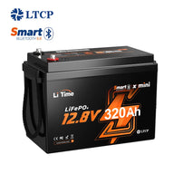 LiTime 12V 320Ah Mini Bluetooth Lithium Battery for RV, Off-Grid and Marine