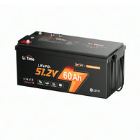 overview of litime 48v (51.2v) 60ah lifepo4 comflex edition golf cart battery