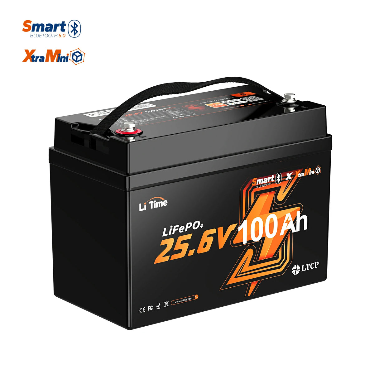 LiTime 24V 100Ah Group 31 marine lithium battery for trolling motors and marine power systems