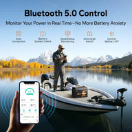 litime 24v 100ah deep cycle marine battery group 31 with bluetooth