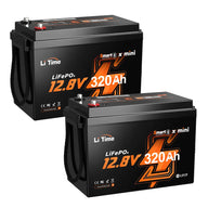LiTime 12V 320Ah Mini Bluetooth Lithium Battery for RV, Off-Grid and Marine