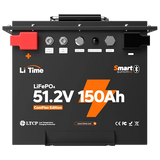 LiTime 48V (51.2V) 150Ah Lithium Golf Cart and UTV Battery ｜300A High Power