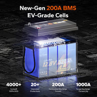 LiTime 12V 320Ah Mini Bluetooth Lithium Battery for RV, Off-Grid and Marine