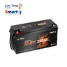 surface of LiTime 12V 230Ah bluetooth lithium battery feature with low tem protection and bluetooth function