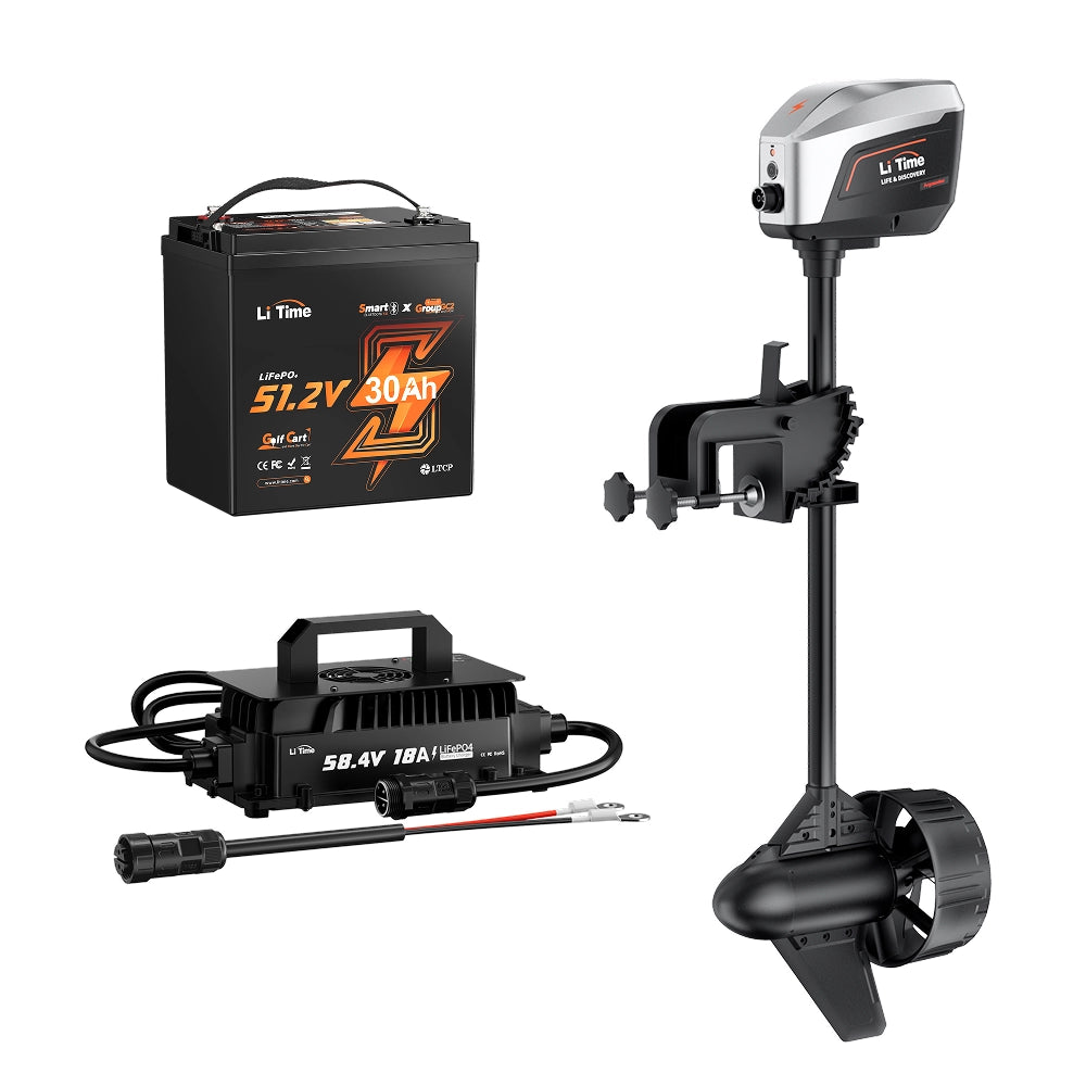 LiTime Argoseeker A2 48V2000W/5HP Electric Outboard Motor