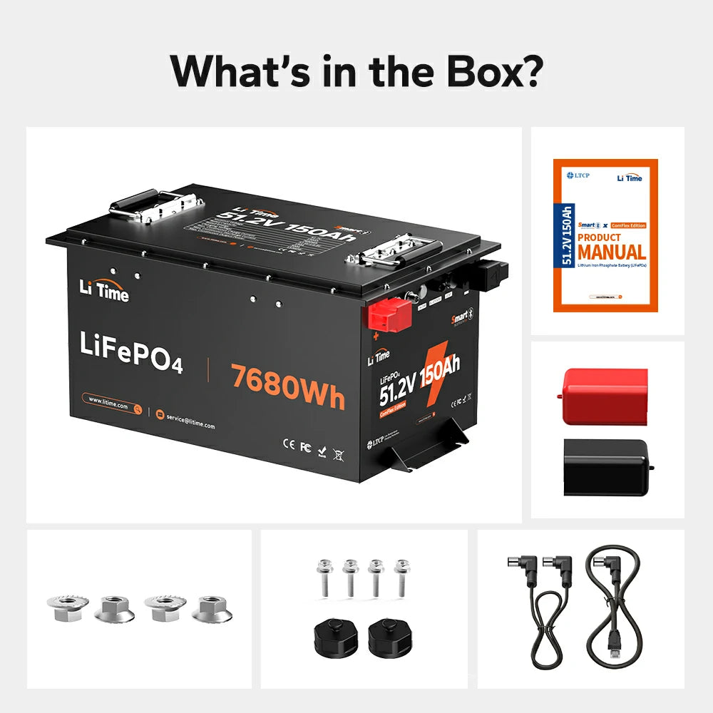 litime 48v 150ah lithium utv battery box