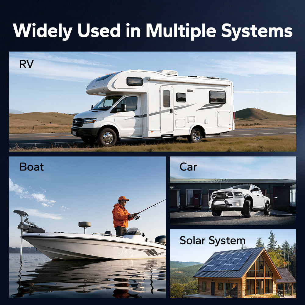 LiTime 275A Power Distribution Bus Bar for RV, Marine, Solar Battery Terminal Block