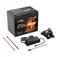LiTime 12V 100Ah Group 24 Bluetooth Lithium Deep Cycle Battery