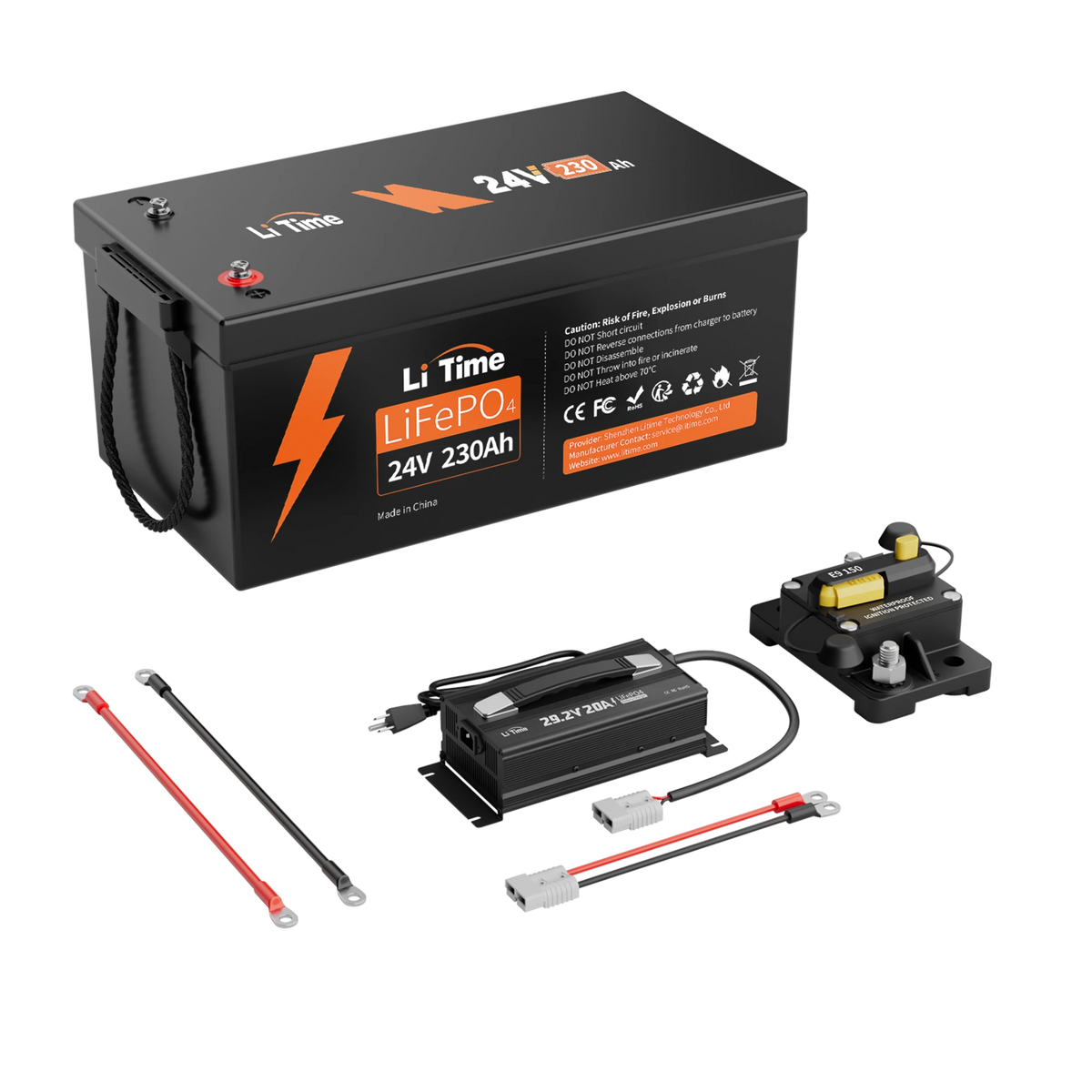 LiTime 24V Marine Power Solution for Electric Outboards & Trolling Motors