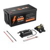LiTime 24V 230Ah Deep Cycle LiFePO4 Group 8D Battery for Truck