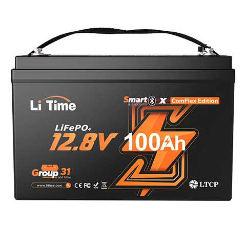  litime 12v 100ah smart comflex edition group 31 battery