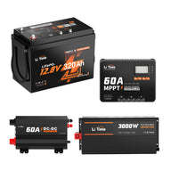 LiTime 12V 320Ah CAN & RS485 ComFlex Smart LiFePO4 Battery | Victron, RV-C & NMEA 2000 Integration