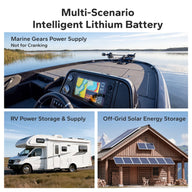 LiTime 12V 320Ah CAN & RS485 ComFlex Smart LiFePO4 Battery | Victron, RV-C & NMEA 2000 Integration