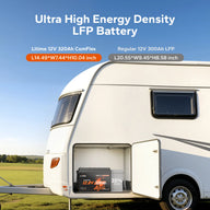 LiTime 12V 320Ah CAN & RS485 ComFlex Smart LiFePO4 Battery | Victron, RV-C & NMEA 2000 Integration