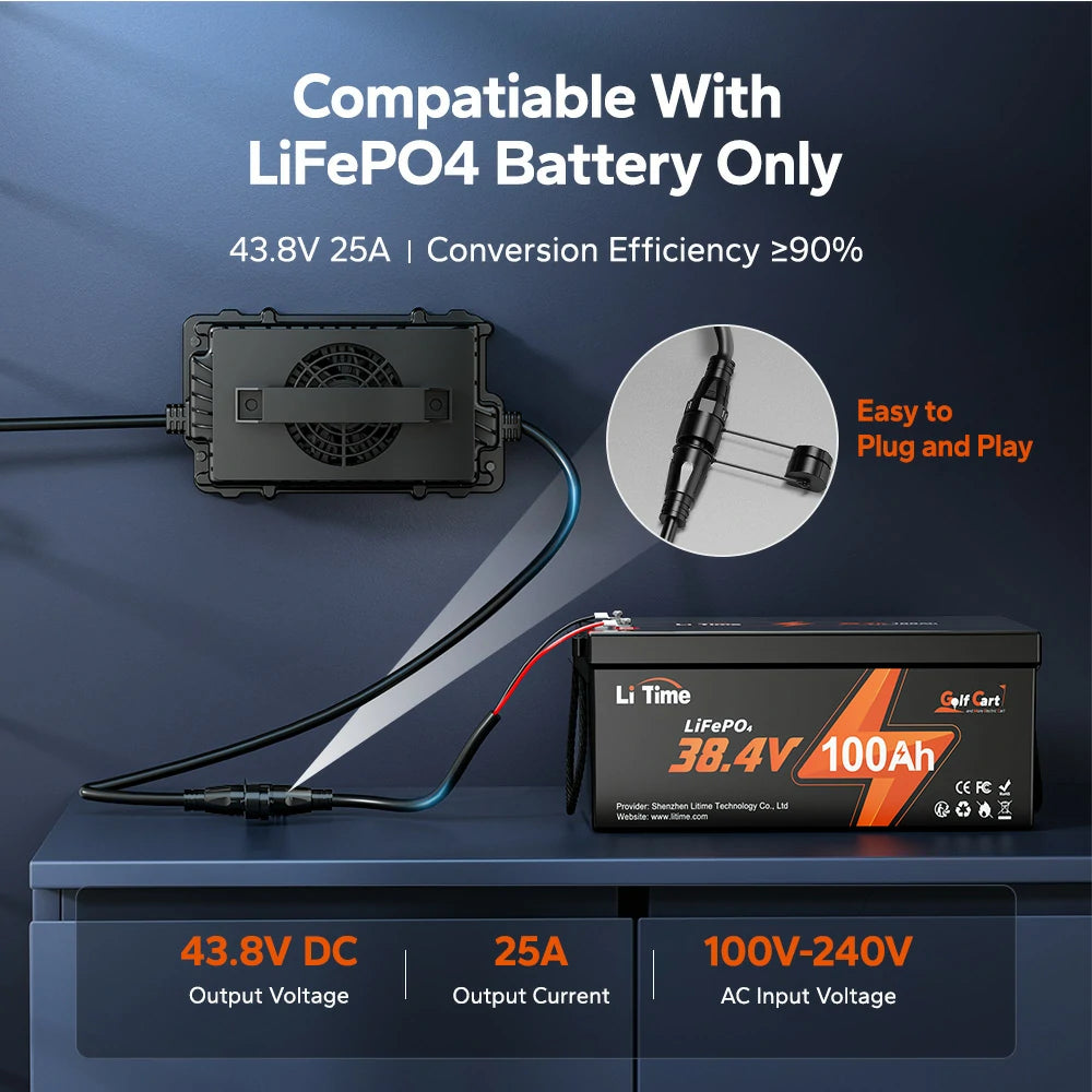 litime 36v lithium battery charger