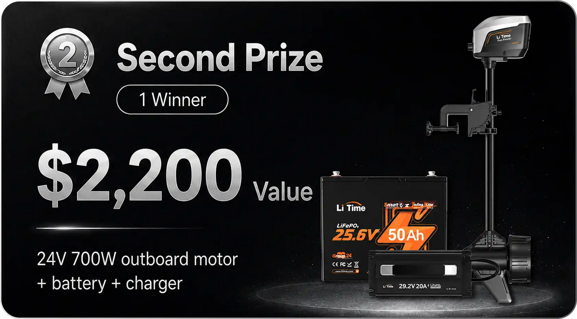 litime go electric contest second prize 1 winner $2200