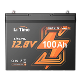 overview of litime 12v 100ah group 24 bluetooth lifepo4 lithium battery