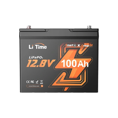 overview of litime 12v 100ah group 24 lithium bluetooth lifepo4 lithium battery