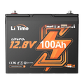 overview of litime 12v 100ah group 24 bluetooth & self-heating lifepo4 lithium battery