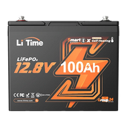 overview of litime 12v 100ah group 24 bluetooth & self-heating lifepo4 lithium battery