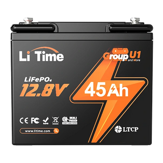 Li Time 12V 45Ah group u1 LiFePO4 battery for wheelchair