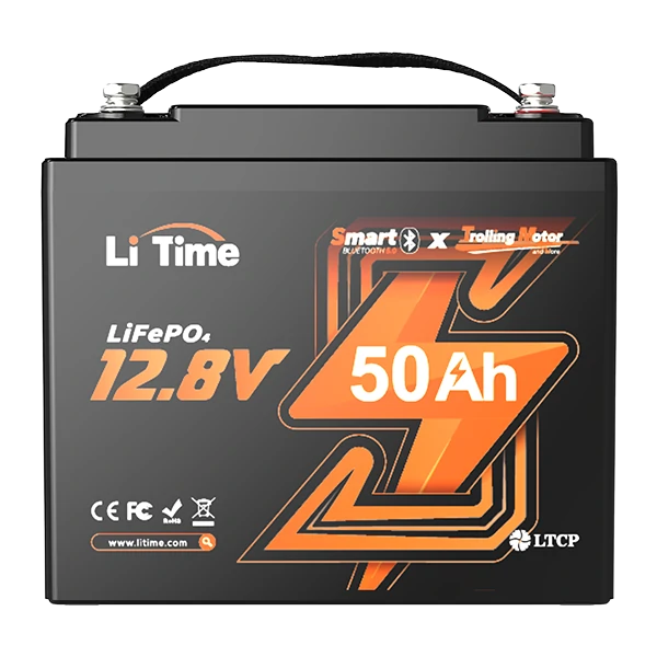 litime 12v 50ah lifepo4 lithium trolling motor battery