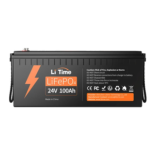 Li Time 24V 100Ah LiFePO4 deep cycle battery 