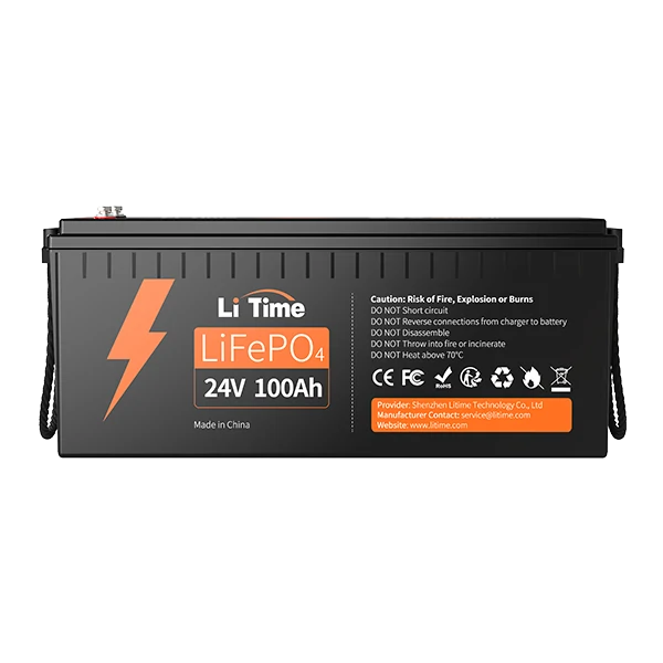 Li Time 24V 100Ah LiFePO4 deep cycle battery 
