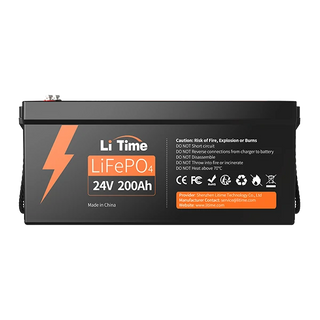 LiTime 24V 200Ah LiFePO4 battery for off-grid solar systems and high-demand loads