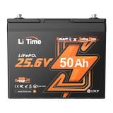 LiTime 24V 50Ah smart trolling motor battery