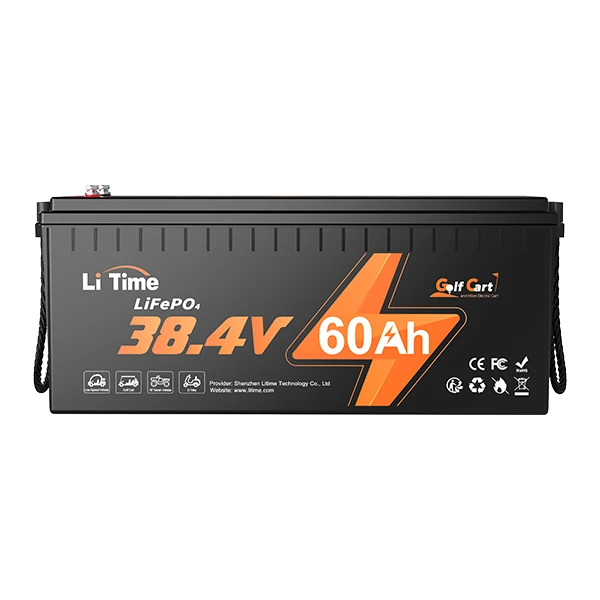 Li Time 36V 60Ah LiFePO4 lithium golf carts battery   
