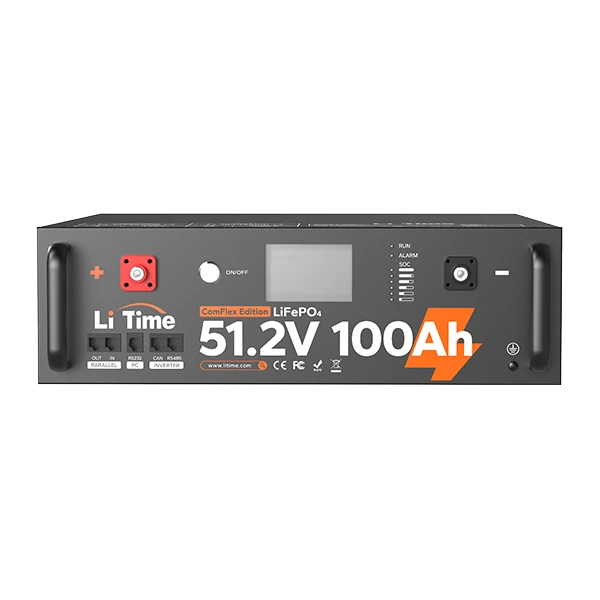 LiTime 48v (51.2V) 100Ah lifepo4 comflex edition sever rack lithium battery 