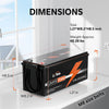 dimension information of litime 12v 200ah lifepo4 battery