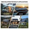 applications of litime 12v 165ah best group 31 lithium battery - RVs, marine, off-grid, home storage, and solar systems